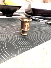 bobèche bougeoir en bronze