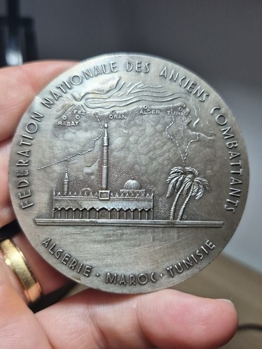 158 médaille fnaca - médaille,
