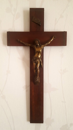 Grand crucifix croix bois - croix, en