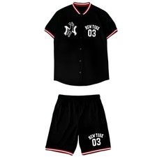 T-shirt complet sportif homme pantalon bermudes costume VEQUE