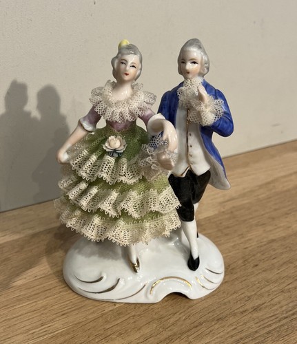 Figurine couple bourgeois - figurine,