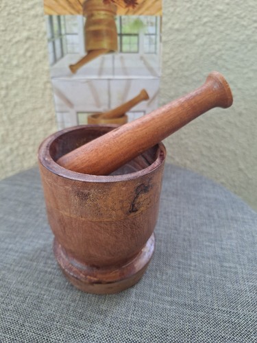 Mortier pilon bois - mortier,