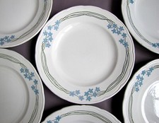 SOUVENIR 6 Assiettes Plates
