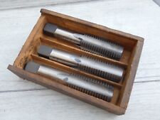 set jeu de 3 taraud 4 lèvres 1"=8 HSS LDK  (h9)