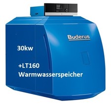 Pack Buderus chaudière GB125 30kw + mémoire LT160 bleue + Reg. MC110+RC310