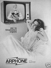 PUBLICITÉ ARPHONE C.G.T.V.E