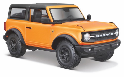 Ford bronco jaune orangé - ford,