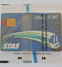 F200    TELECARTE PUBLIQUE   120u   N/S/B    ETAT LUXE