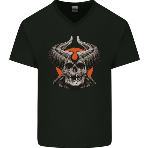 Diable crâne avec énorme - diable,