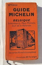 Guide michelin belgique - guide, 18e