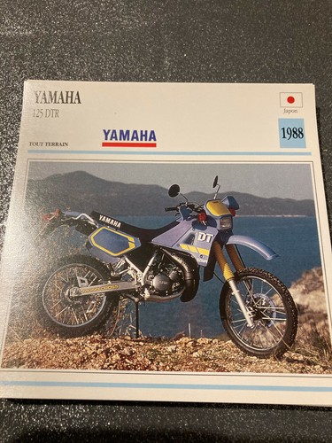 Carte fiche moto collection - moto,