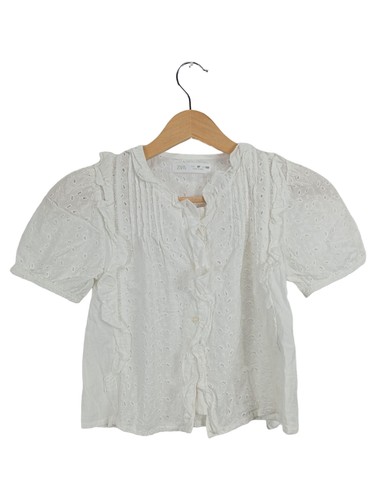 Zara chemisier fille blanc - chemisier,