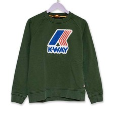 Sweat K Way Vert Foncé Avec