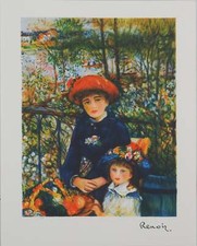 Pierre-Auguste RENOIR : Femme et enfant, Lithographie signée