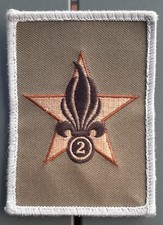 Patch Compagnie 2° REG Génie Légion Etrangère scratch 93x67 mm ORIGINAL