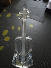 Sculpture violon Cristal Véritable De Paris