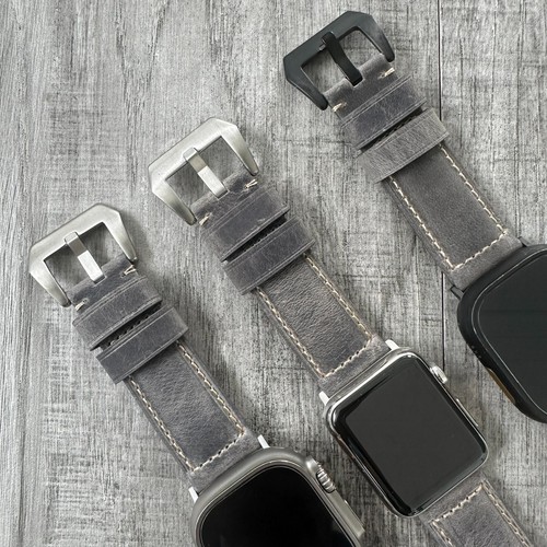 Bracelet cuir gris pour - bracelet,