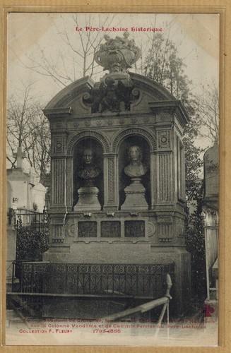 Cpa paris père lachaise - lachaise,