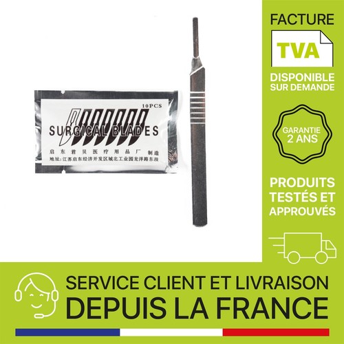 Scalpel précision 3 lames - scalpel, +