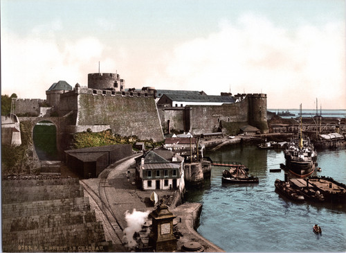 France brest le château - france,, brest.