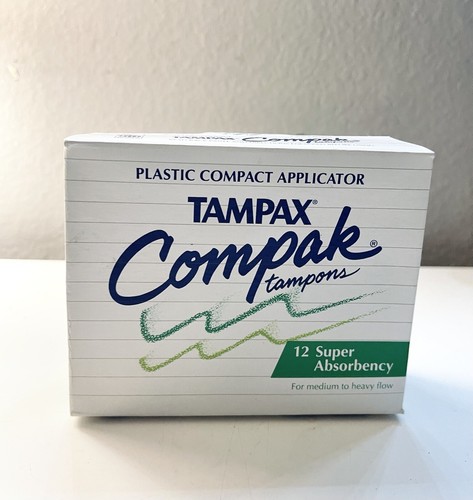 Vintage 1992 tampax compak - vintage,