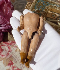 ANCIEN CORPS de POUPÉE mignonnette en composition peinte vers 1900