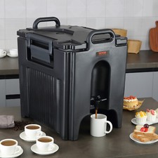 VEVOR 37,6L Distributeur de Boissons Isotherme Fontaine à Eau Chaud et Froid