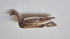 1 Porte Couteaux En Metal Argente  animaux 8cm 1920 - 1950