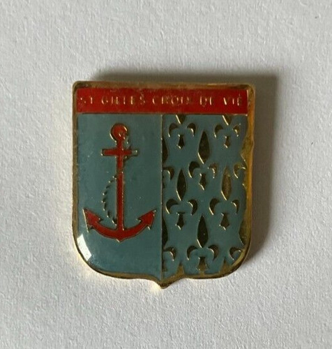 Pin blason de st gilles - 80,
