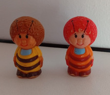 MILY et LILY figurines de la Ruche Merveilleuse 1977 par VULLI Tree Tots KENNER