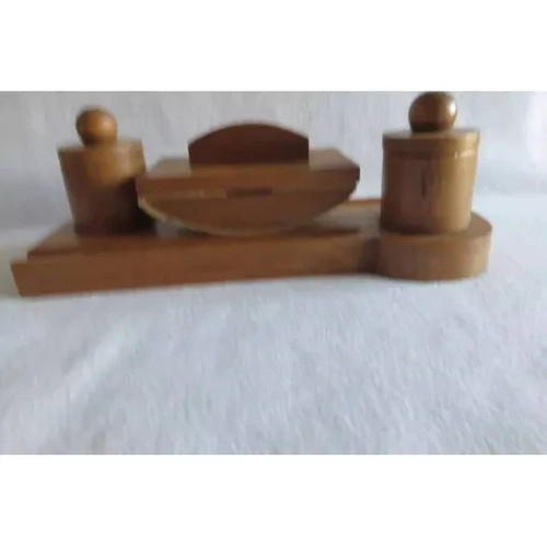 Ancien double encrier porte - double,
