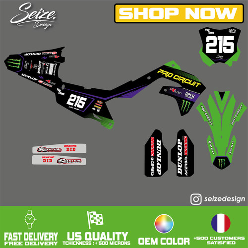 Kit déco kawasaki pro - kit, mx