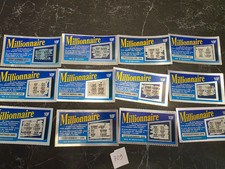 lot de 12 tickets à gratter FDJ millionnaires grattées (709)