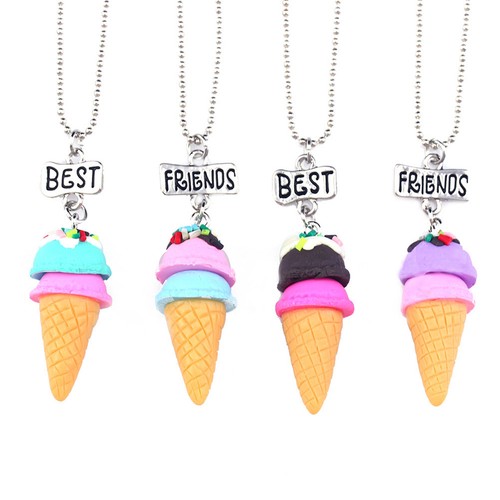 Pcs best friend necklaces - friend,