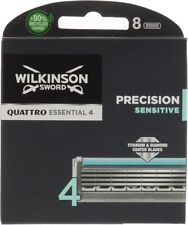 Wilkinson Sword Quattro Titanium Precision Sensitive Pack 8 lames de rasoir NEW*