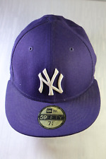 New Era New York NY Yankees Casquette Taille 7 1/4 Chapeau Vintage