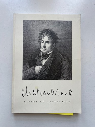 Chateaubriand livres et - chateaubriand,,