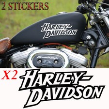 2 sticker autocollant harley davidson iron sportster reservoir moto custom skull