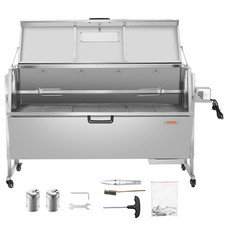 Barbecue À Cochon De Lait Agneau Rôtissoire Électrique 60W Capacité 130Kg