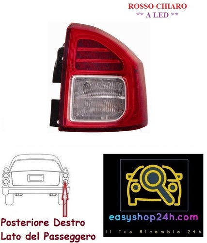 Feu arriere droite led pour - droite,