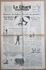 Le CANARD ENCHAINE numéro