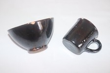 Ancienne terre cuite ,bol , mug ,terre cuite vernissée