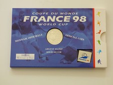 RARE - Monnaie officielle coupe du monde footbal FIFA France 98
