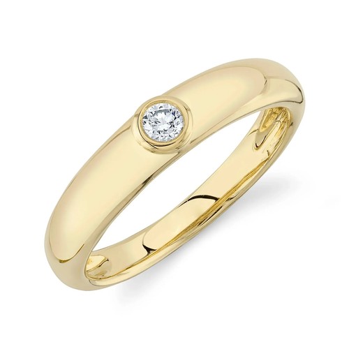 Bague jaune 14k - bague, avec