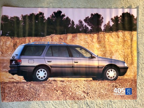 Affiche peugeot 405 - peugeot,