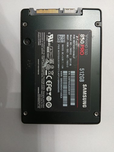 Disque dur ssd samsung 512 - 512, go