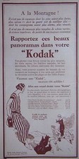 PUBLICITÉ KODAK BROWNIES VEST