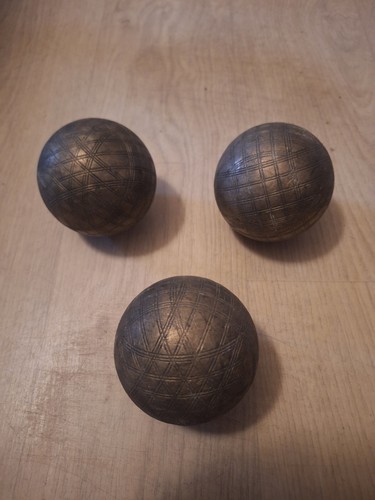 Ancienne triplette boules - de,
