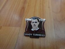 DANBURY MINT MANCHESTER MAN UNITED MEILLEUR JOUEUR PIN BADGE - SANDY TURNBALL
