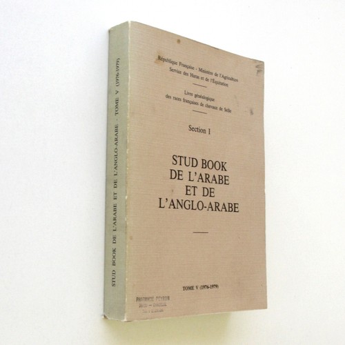Stud book arabe et - stud,